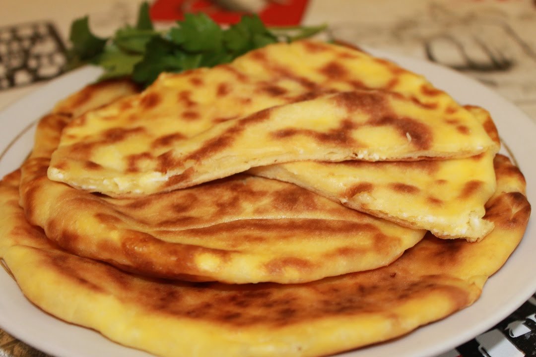 Лепешка с сыром на завтрак