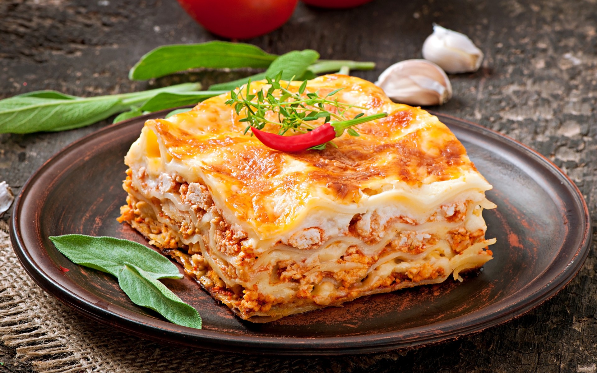 Итальянский овощной пирог