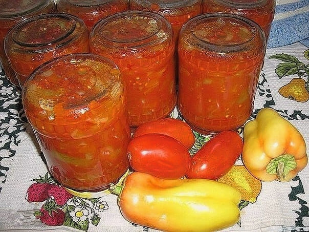 Лечо из перца и помидоров на зиму — 10 простых и самых вкусных рецептов приготовления с фото пошагово