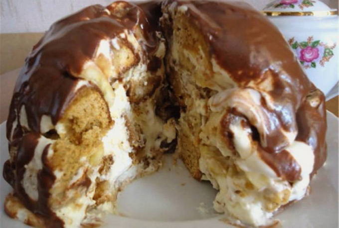 Торт из пряников без выпечки — 6 пошаговых рецептов