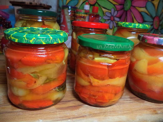 Маринованный перец в масле с чесноком на зиму — 5 пошаговых рецептов