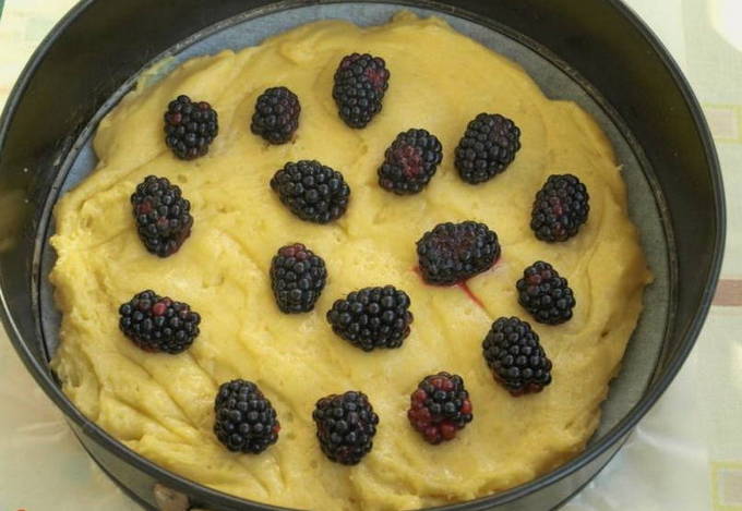 Пирог с ежевикой — 7 пошаговых рецептов в духовке