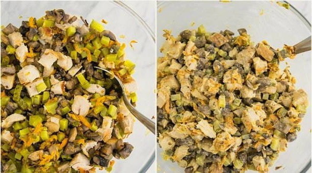 Салат с курицей и шампиньонами – 10 пошаговых рецептов приготовления