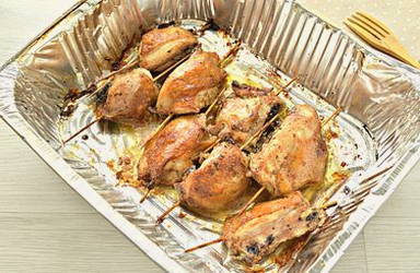 Куриный шашлык в духовке — 9 пошаговых рецептов приготовления