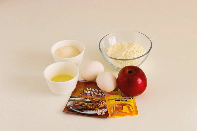 Кексы с яблоками — 5 рецептов в духовке