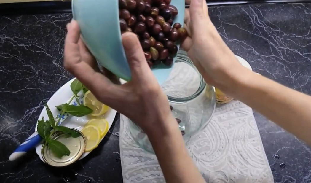 Компот из крыжовника мохито с мятой на зиму – 7 пошаговых рецептов