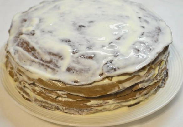 Печеночный торт из говяжьей печени — 9 пошаговых рецептов