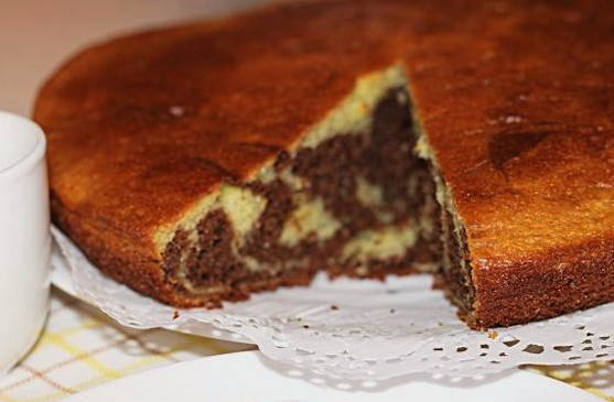 Пирог Зебра классический – 10 самых простых рецептов