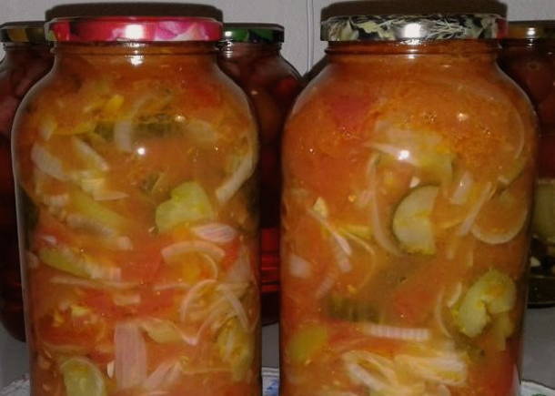 Салат из огурцов и помидоров на зиму — 10 самых вкусных рецептов